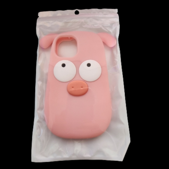 iPhone 13 Pink Pig Cover - Cute and Protective Phone Case with Adorable Pig - Picture 1 of 2